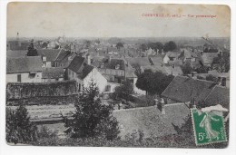 COURVILLE - VUE PANORAMIQUE - CPA VOYAGEE - Courville