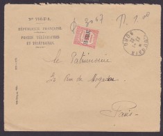 France Taxe - Lettre - 1859-1959 Brieven & Documenten