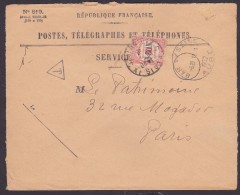 France Taxe - Lettre - 1859-1959 Briefe & Dokumente