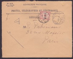 France Taxe - Lettre - 1859-1959 Brieven & Documenten