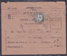 France Taxe - Lettre - 1859-1959 Covers & Documents