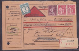 France Taxe - Lettre - 1859-1959 Lettres & Documents