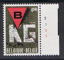 Belgie OCB 1768 (**) Met Plaatnummer 2. - 1971-1980