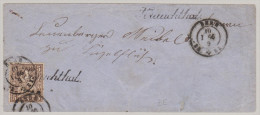 Heimat BE KRAUCHTAL 1866-01-10 Schreibschrift Stempel Auf Brief Nach Lützelflüh Mi#31 - Storia Postale