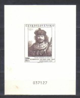 Czechoslovakia Blackprint Rembrandt Van Rijn 1973 , Some Spots On Bottom Left Corner , See Scan - Rembrandt
