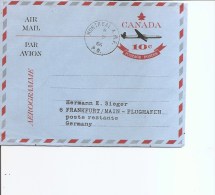 Canada ( Aérogramme De 1966 De Montréal  Vers L'Allemagne à Voir) - Airmail