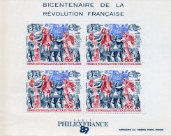 TAAF - 1989 BLOC BF N°1 Philexfrance NEUF SANS CHARNIERE LUXE -MNH - Blocs-feuillets