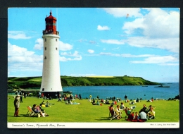 ENGLAND  -  Plymouth Hoe  Smeaton's Tower Lighthouse  Used Postcard As Scans - Plymouth