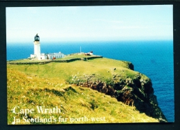 SCOTLAND  -  Cape Wrath And Lighthouse  Unused Postcard As Scan - Sutherland