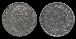 LOUIS - PHILIPPE I . 5 FRANCS . TÊTE LAUREE . 1834 A . ( PARIS ). TRANCHE EN RELIEF . - 5 Francs