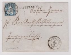 Heimat BE Lauperswyl 1863-02-18 Lang-O >Brief - Storia Postale