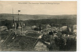 CPA 10  BAR SUR SEINE VUE PANORAMIQUE SONNERIE DE L HORLOGE MUNICIPALE - Bar-sur-Seine