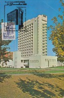 TOURISM, TIMISOARA CONTINENTAL HOTEL, 1989 REVOLUTION, CM, MAXICARD, CARTES MAXIMUM, 1991, ROMANIA - Hôtellerie - Horeca