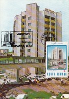 TOURISM, SOVATA FIRS HOTEL, CM, MAXICARD, CARTES MAXIMUM, 1986, ROMANIA - Hotels, Restaurants & Cafés