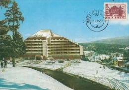 TOURISM, PREDEAL HORIZON HOTEL, CAR, CM, MAXICARD, CARTES MAXIMUM, 1994, ROMANIA - Hôtellerie - Horeca
