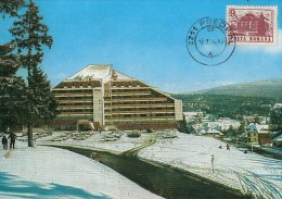 TOURISM, PREDEAL HORIZON HOTEL, CAR, CM, MAXICARD, CARTES MAXIMUM, 1994, ROMANIA - Hotels, Restaurants & Cafés