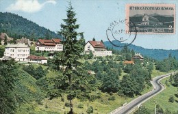 TOURISM, PREDEAL HOTEL, CAR, CM, MAXICARD, CARTES MAXIMUM, 1976, ROMANIA - Hostelería - Horesca