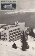 TOURISM, SINAIA 1400 HEIGHT HOTEL, CM, MAXICARD, CARTES MAXIMUM, 1974, ROMANIA - Hostelería - Horesca