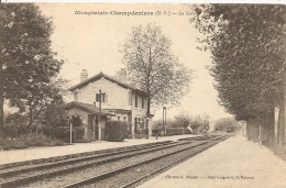 Cpa Monplaisir Champdeniers La Gare - Champdeniers Saint Denis