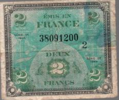 FRANCIA - FRANCE = 2 Franc 1944 P-114 - 1944 Flagge/Frankreich