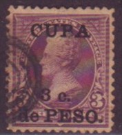 1899-17 CUBA 1899 US OCCUPATION. 3c. CUPA. FORGERY. MANIPULACIÓN - Unused Stamps