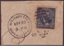 1899-20. CUBA 1899 US OCCUPATION. 5c. MILITAR STATION SANTIAGO DE CUBA - Unused Stamps