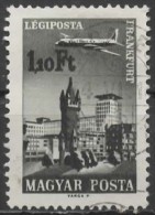 HUNGARY 1966 Air - Frankfurt - 1fo.10 - Black FU - Used Stamps