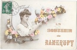 RAMERUPT (10) Carte Fantaisie Souvenir De - Sonstige & Ohne Zuordnung