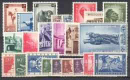 Volledig Jaar-Année Complete 1954 23w/v  Postfris-neuf - Full Years