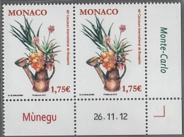 ** MONACO 2013 PAIRE - Y.T. 2861 - NEUFS **B5** - Unused Stamps
