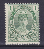 New Foundland 1911 Mi. 85a     1 C. Königin Mary MH* - 1908-1947
