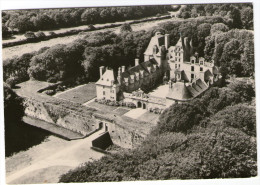 CPSM   29     SAINT VOUGAY  1971   CHATEAU DE KERJEAN     VUE AERIENNE - Saint-Vougay