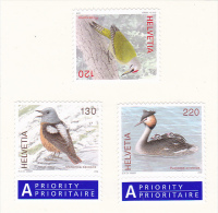 Switzerland Schweiz  Suisse N° 1982 à 1984** BIRDS. - Nuevos