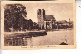 0-2130 PRENZLAU, Blick Auf Stadt Und Marienkirche, 1925, Kl. Oberflächenmängel - Prenzlau