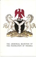 J-THA ARMORIAL BEARINGS OF THE FEDERATION OF NIGERIA(STEMMA ARALDICO) - Nigeria