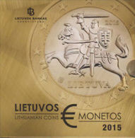 Coffret Officiel  Lituanie BU 2015 "  Nouveau Pays Dans L' Euro " - Lithuania