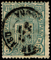 CORUÑA - EDI O 154 - MAT. FECH. TII \"SANTIAGO - CORUÑA\ - Used Stamps