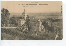 La Normandie : Graville Sainte Honorine église Et Panorama (ravissant Coteau) N°2557 La C P A Paris (non écrite) - Graville