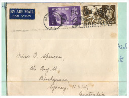 (104) UK Commonweath Games (Enpire Games 1948) Cover Posted To Australia - Lettres & Documents