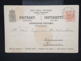 FINLANDE - Entier Postal De Ntsloot En 1892 - A Voir - Lot P12341 - Enteros Postales