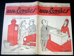 AUX ECOUTES Du Monde. 1953. N. 1501. A VOTE. Nitro - Humour