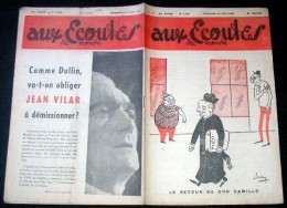AUX ECOUTES Du Monde. 1953. N. 1507. LE RETOUR DE DON CAMILLO. Chen. JEAN VILAR - Humour
