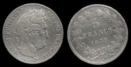 LOUIS - PHILIPPE I . 5 FRANCS . TÊTE LAUREE . 1835 A . ( PARIS ). - 5 Francs