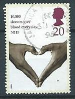 GB 1998 Health: Hands Forming Heart  20p.  SG 2046 SC 1814 MI 1754 YV 2043 - Used Stamps