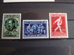 Belgium 1947 Air MNH Yv PA18-20 - Autres & Non Classés