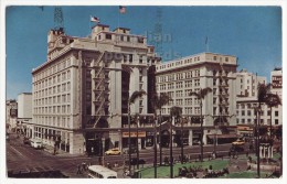 USA - San Diego CA - The US Grant Hotel And Central Plaza - C1950s Unused Vintage California Postcard [8707] - San Diego