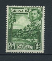 GRENADA   1938     1/2d  Blue  Green     Perf  12 1/2 X 13 1/2        MH - Grenade (...-1974)