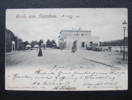 AK BERLIN SPANDAU Bahnhof 1899 /// D*18163 - Spandau