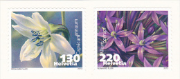 CPASchweiz 2013 Michel Nr. 2300-01 ** Postfrisch, Skl. - Freimarken: Gemüseblüten - Unused Stamps