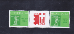 Schweiz,2009 ASNP TRIPTICK, MNH** - Nuevos